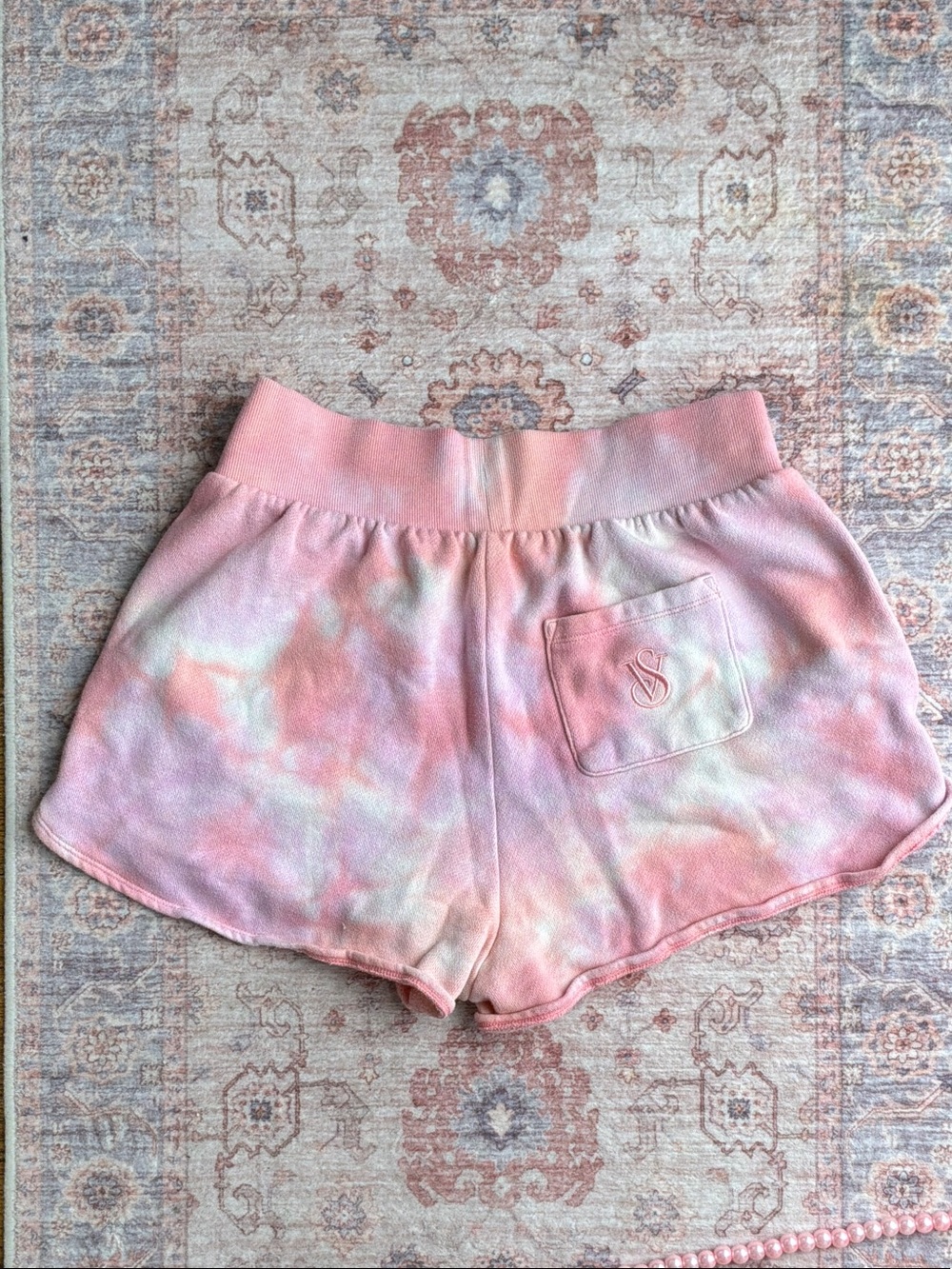 Victoria's Secret Pastel Tie-Dye Athletic Shorts